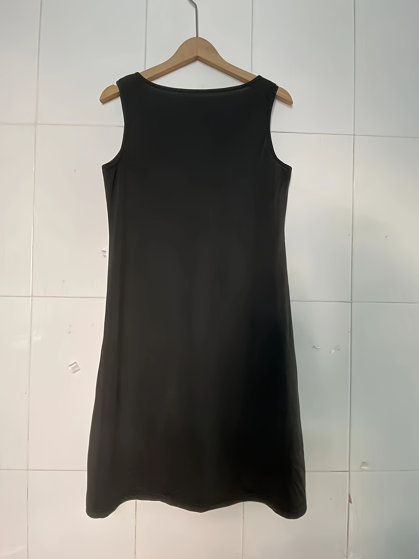 floral print sleeveless dress casual notched neck midi dress womens clothing details 1