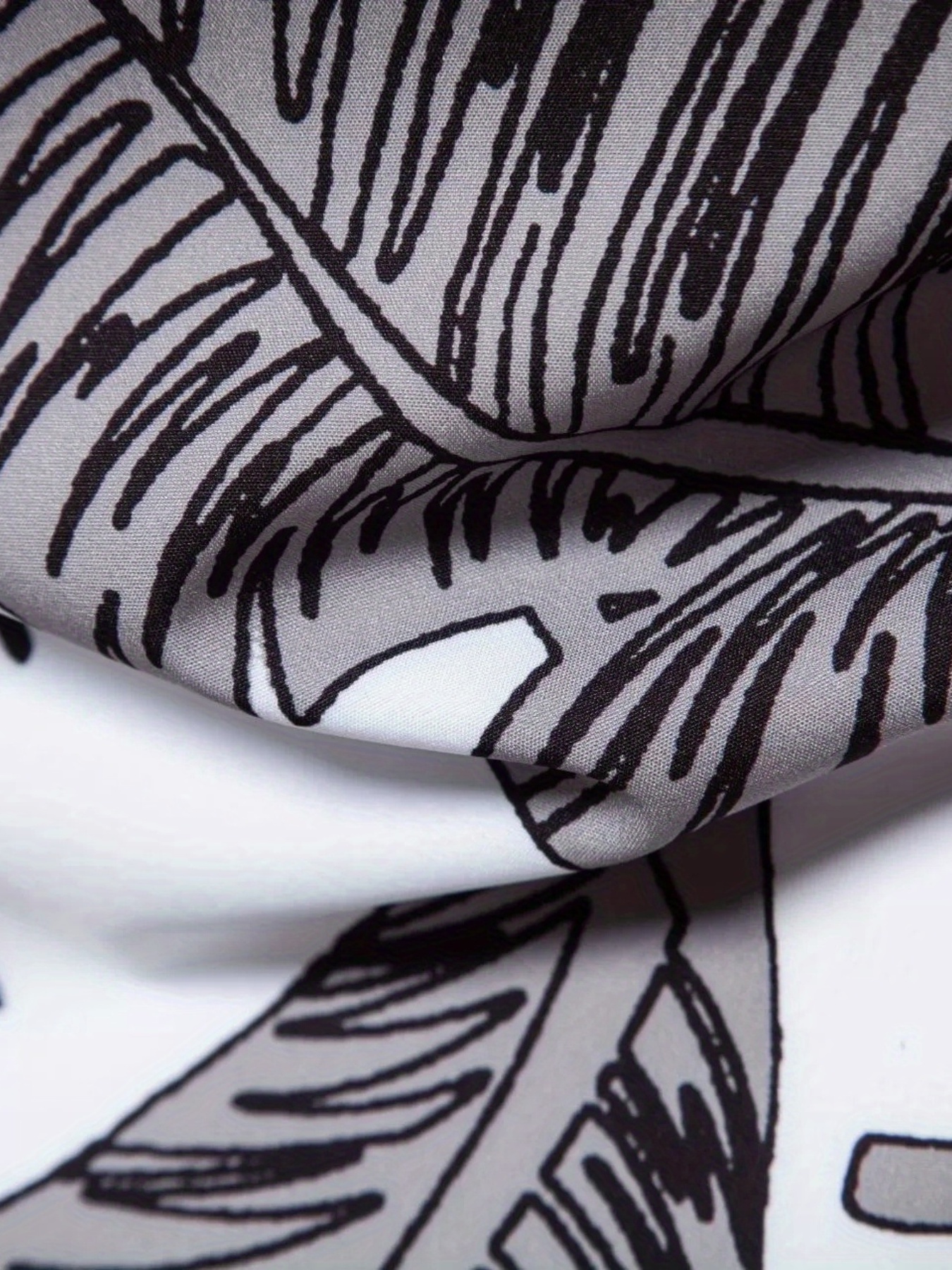 mens casual slim short sleeve shirts with flower for summer details 2