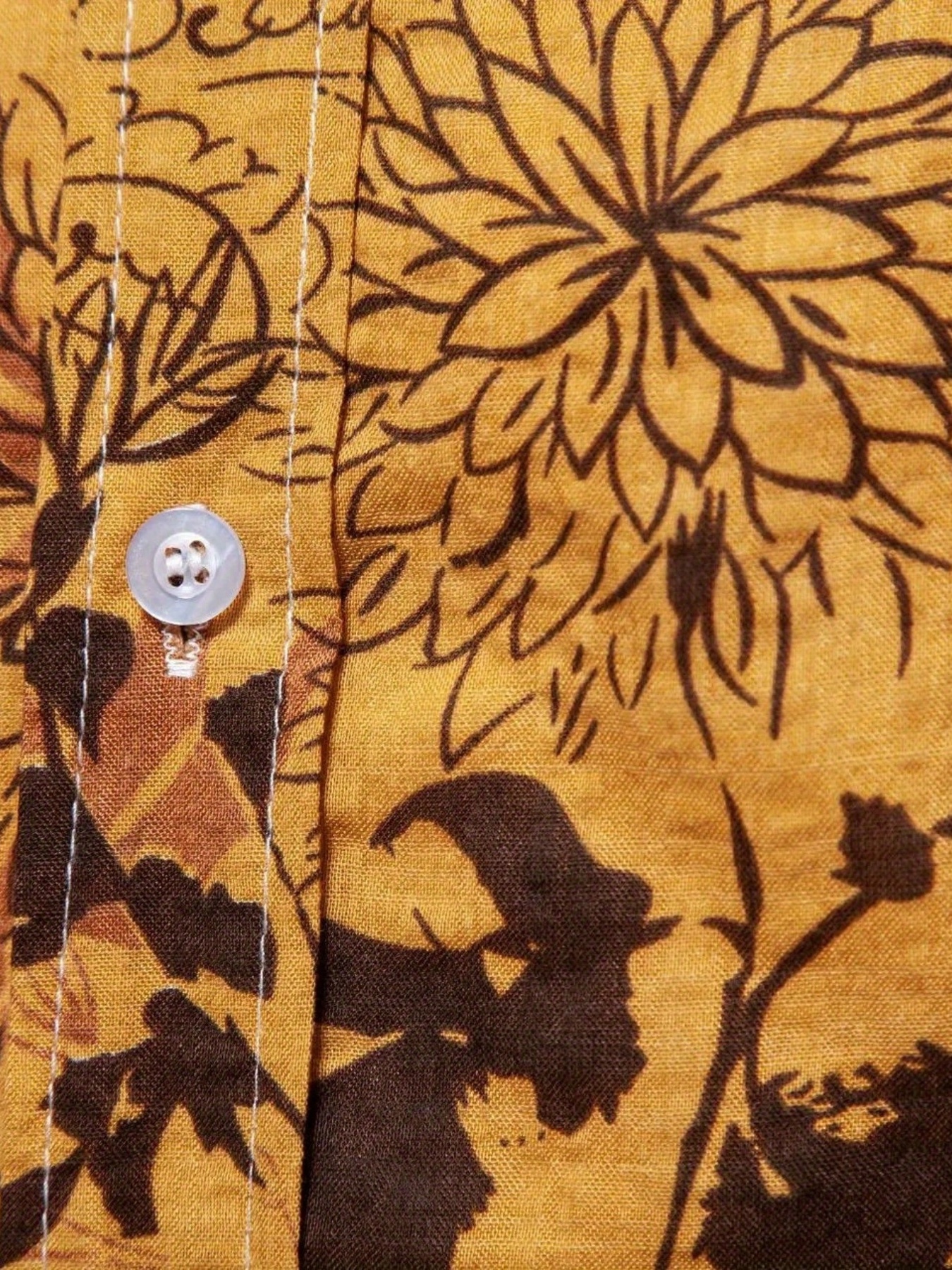 mens casual slim short sleeve shirts with flower for summer details 46