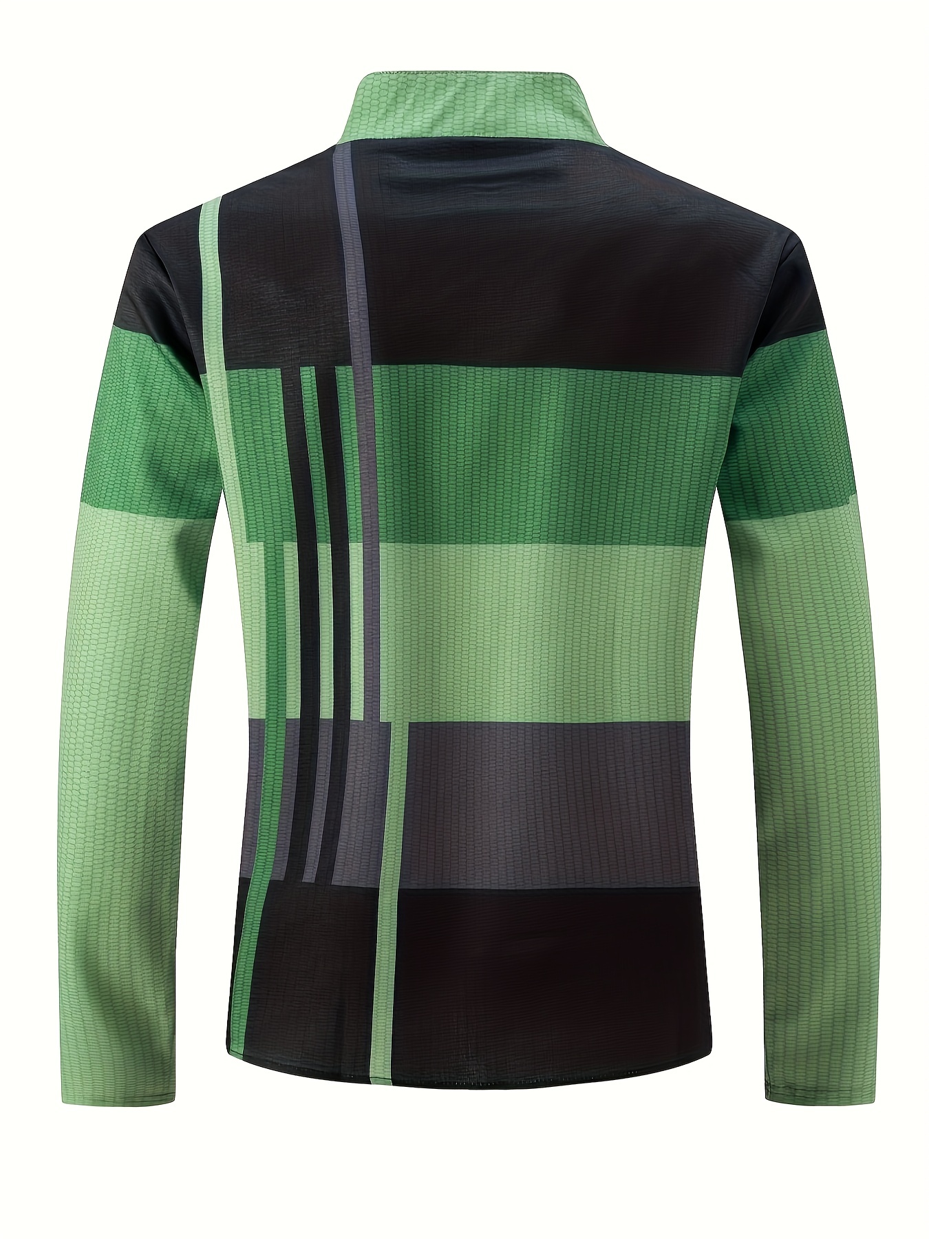 mens shirt top henley shirts color block long sleeve closure regular fit male casual shirt for daily vacation details 15