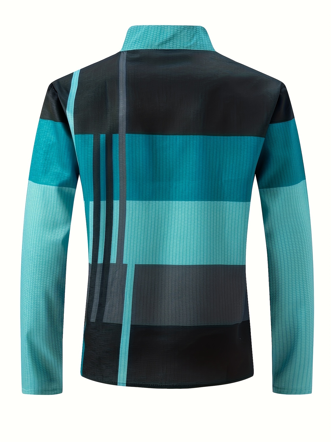 mens shirt top henley shirts color block long sleeve closure regular fit male casual shirt for daily vacation details 40