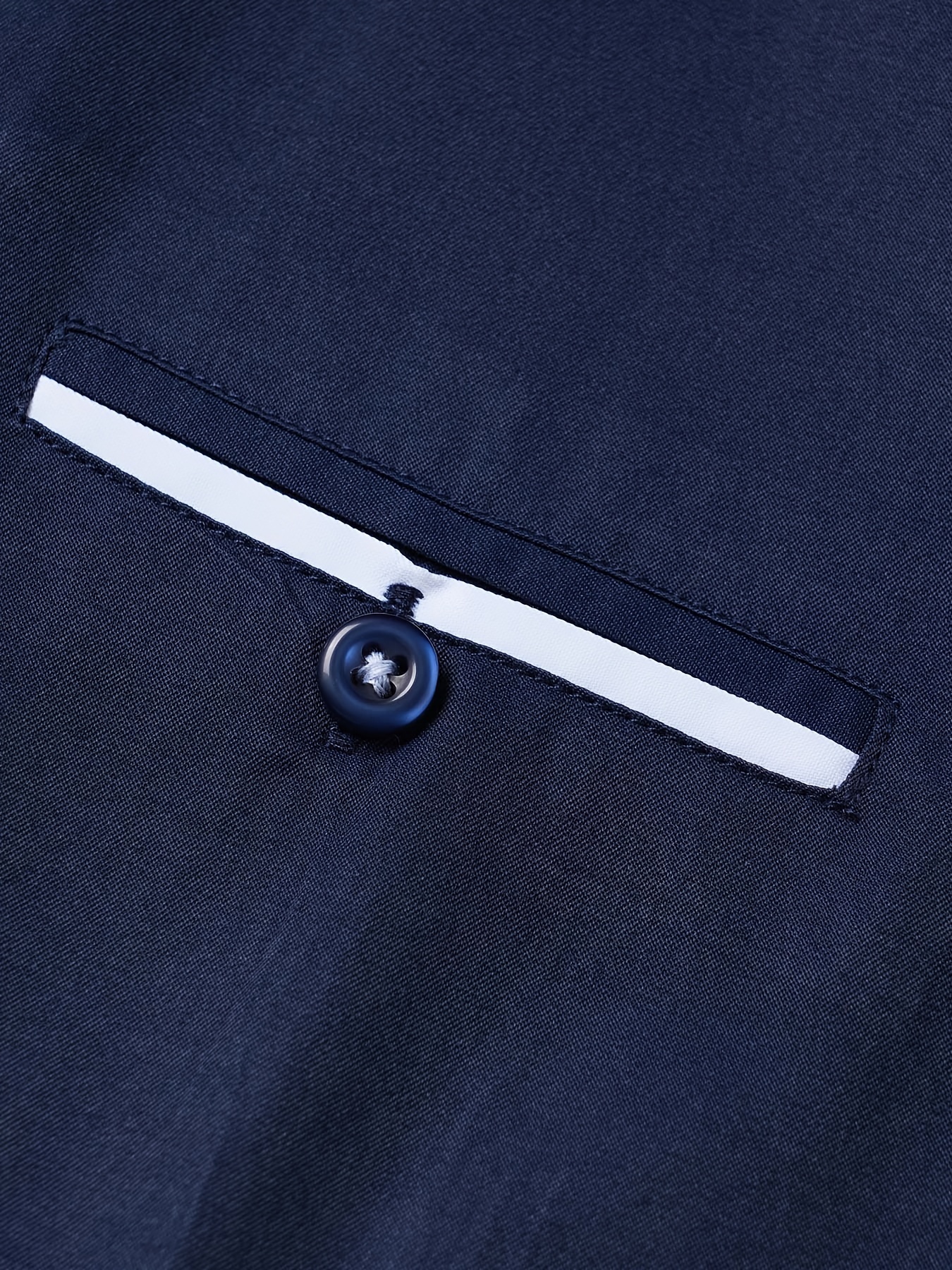 elegant color block mens slim fit long sleeve button up shirt with fake chest pocket spring fall mens formal dress shirt details 14