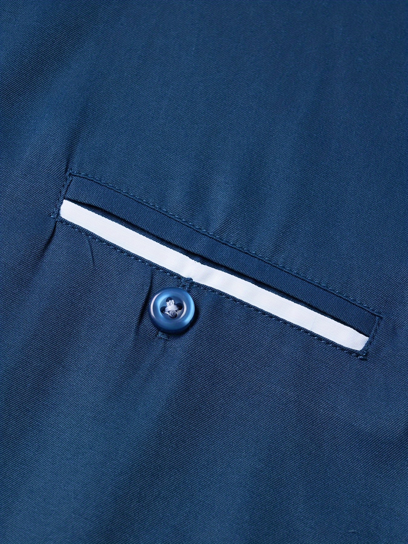 elegant color block mens slim fit long sleeve button up shirt with fake chest pocket spring fall mens formal dress shirt details 19