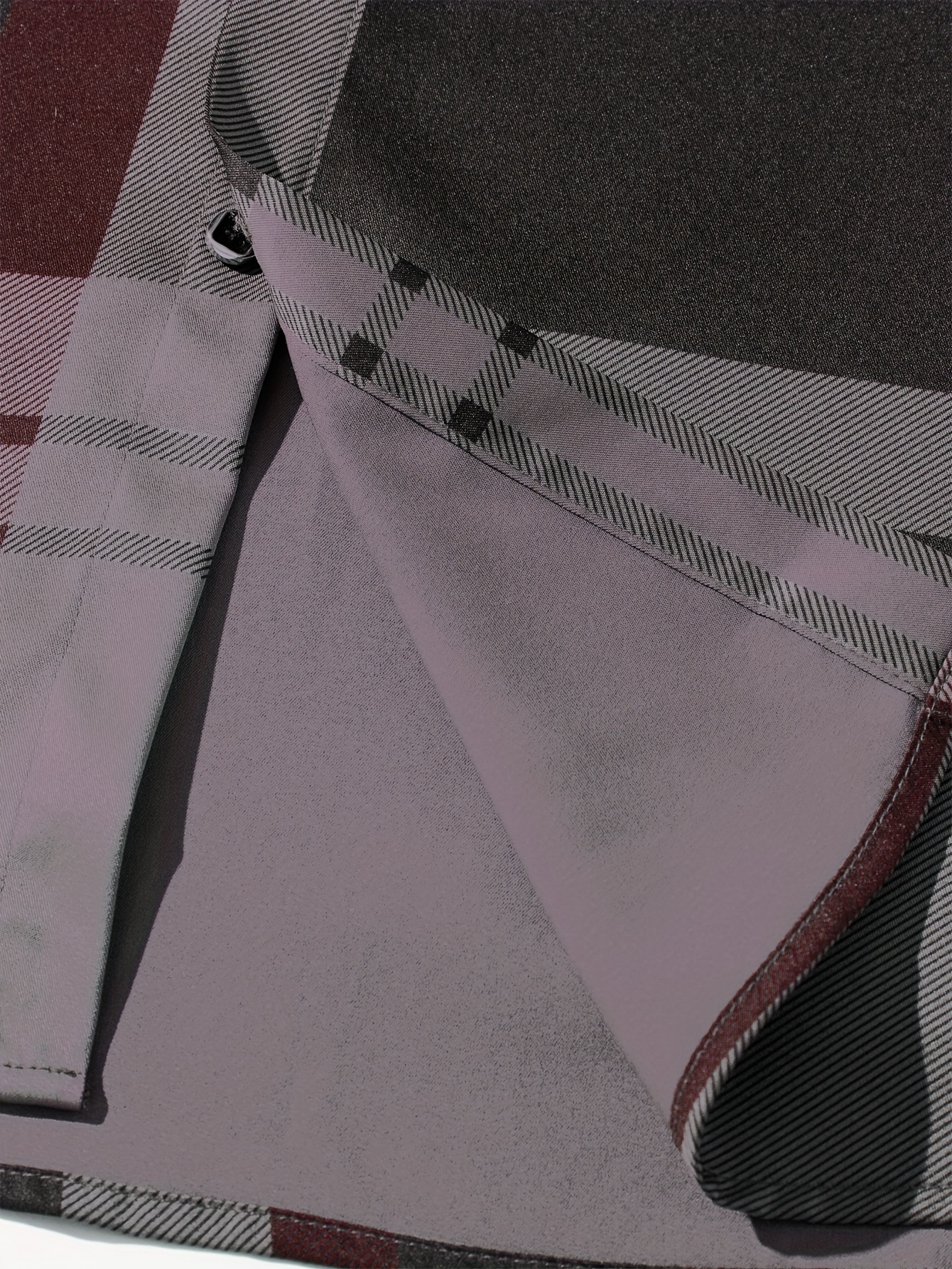 mens semi formal non stretch long sleeve turndown collar shirt male clothes for spring and summer details 13