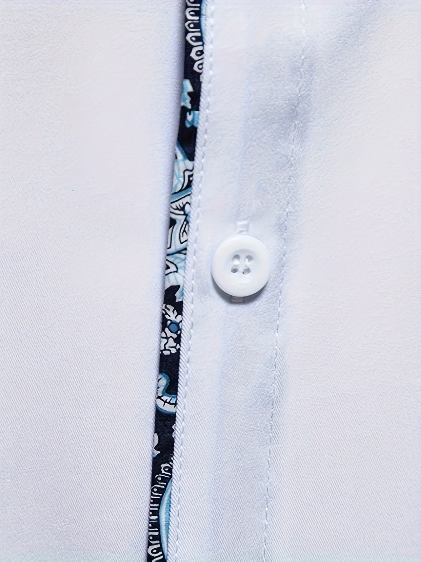 paisley pattern design mens chic daily long sleeve button up shirt with chest pocket spring fall dating dress details 13