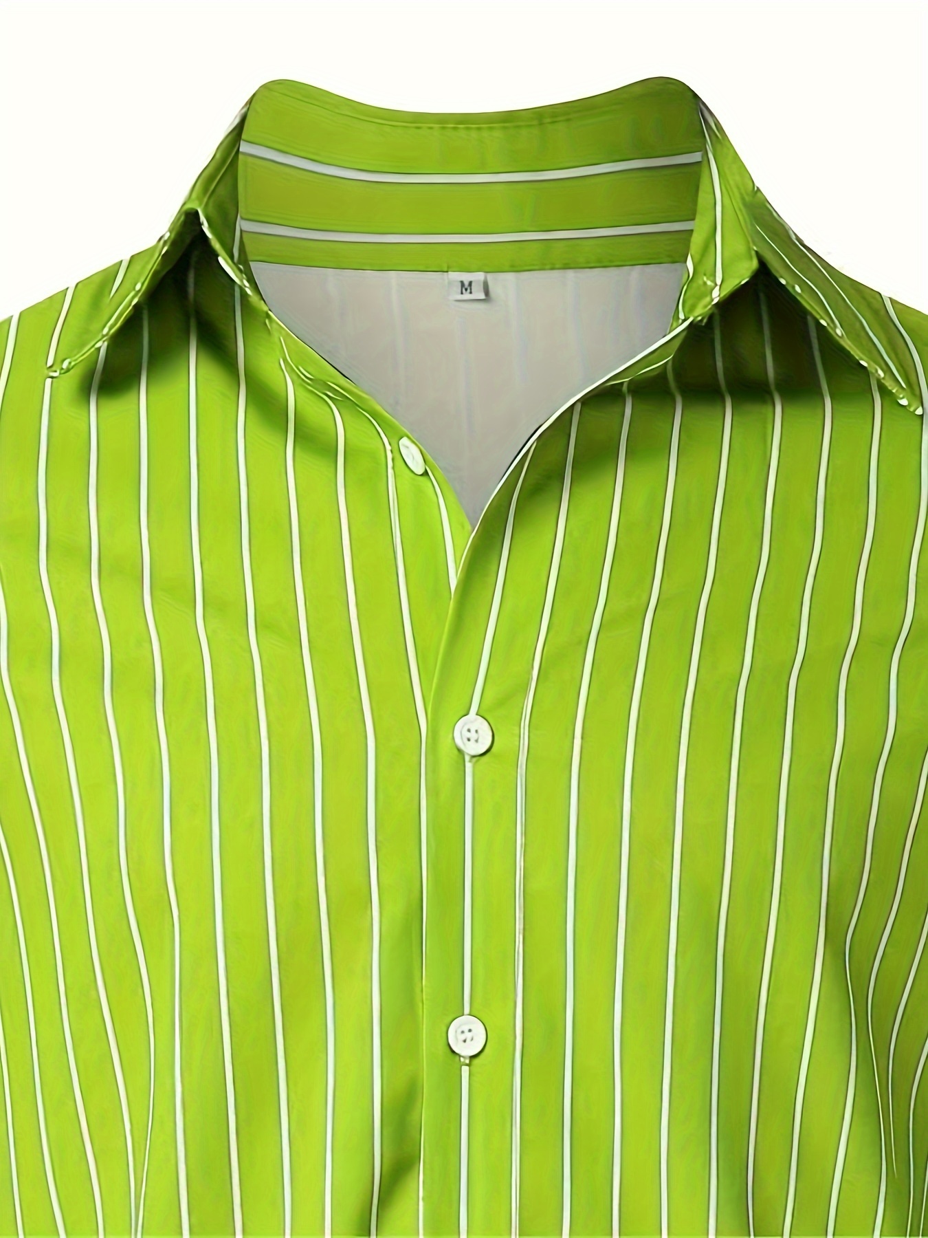 casual striped mens daily thin long sleeve button up shirt for spring summer outdoor gift for men details 4