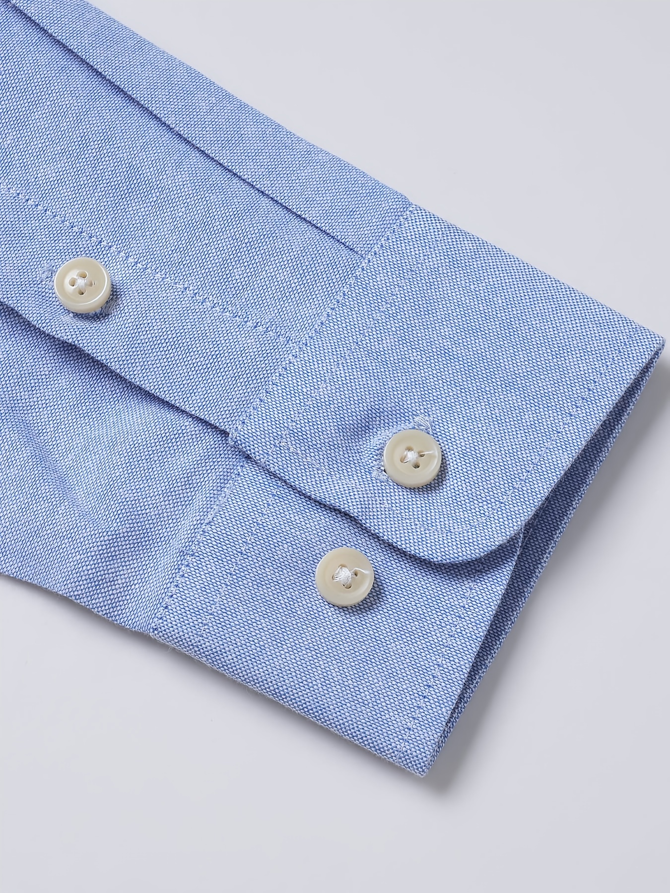mens formal classic design button up shirt with chest pocket male clothes for spring and fall business occasion details 26