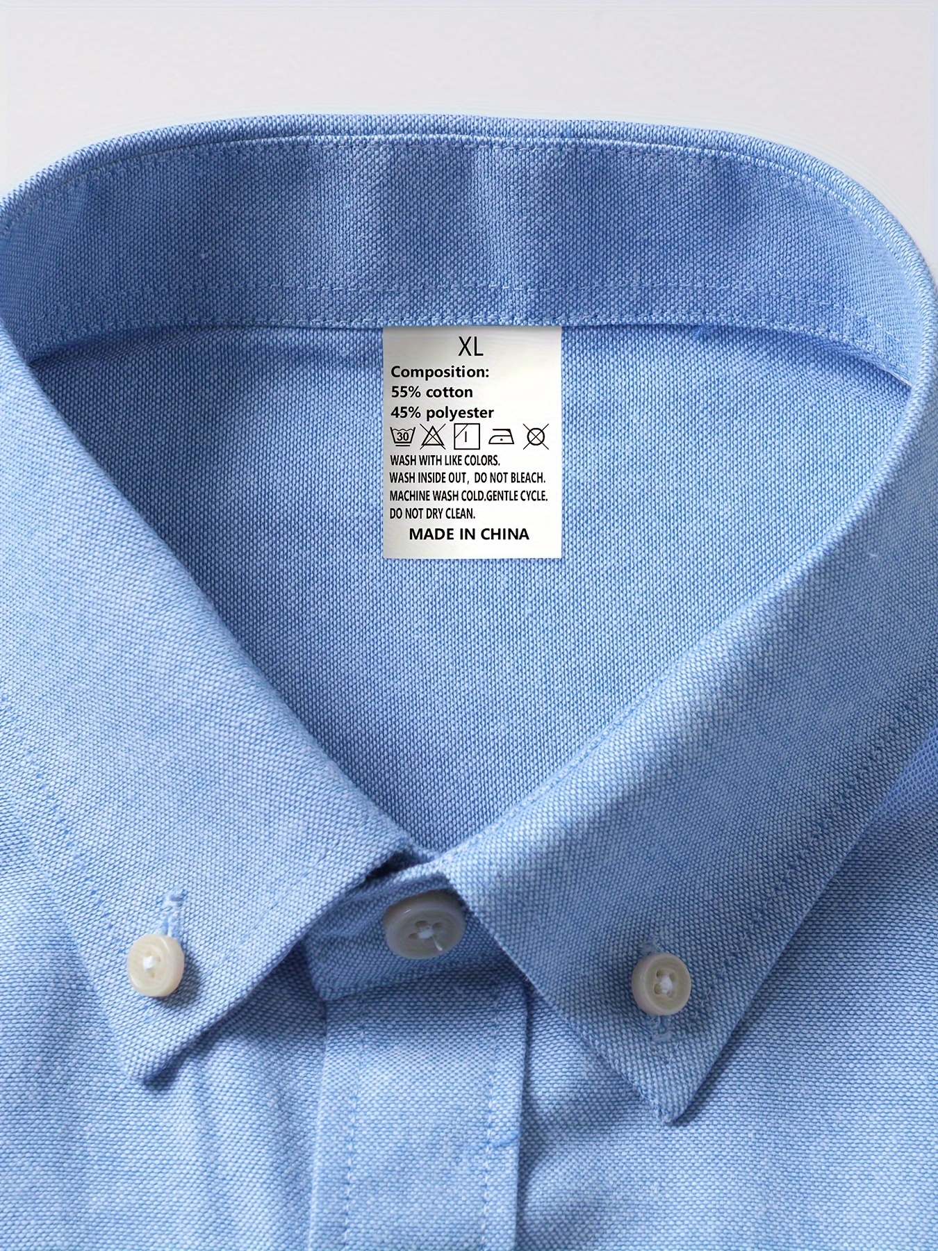mens formal classic design button up shirt with chest pocket male clothes for spring and fall business occasion details 28