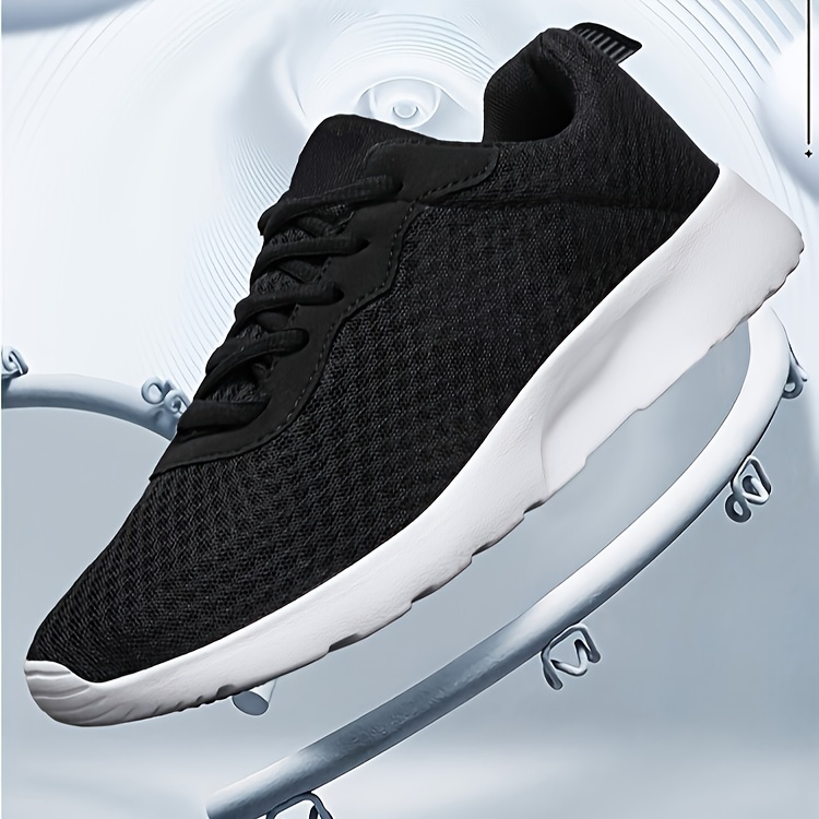 mens running shoes lightweight sneakers athletic shoes breathable lace ups details 0
